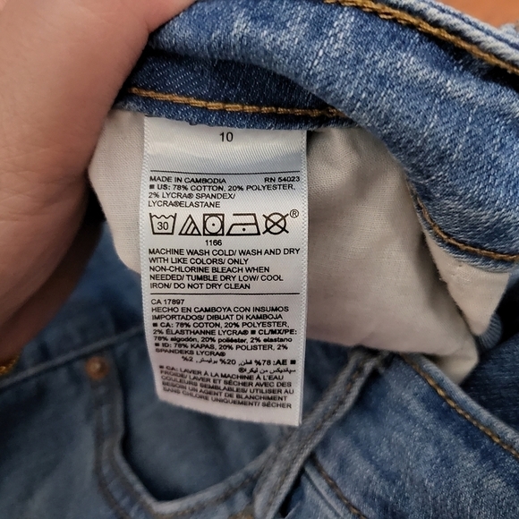 Old Navy Super Skinny Jeans Size 10 Light Wash Denim Skinny Jeans - Picture 14 of 15